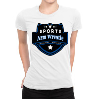 Sporta Arm Wrestle Cool Ladies Fitted T-shirt | Artistshot