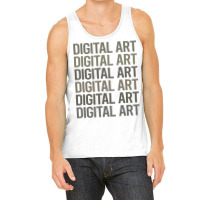 Gray Text Art Digital Arts Trending Tank Top | Artistshot