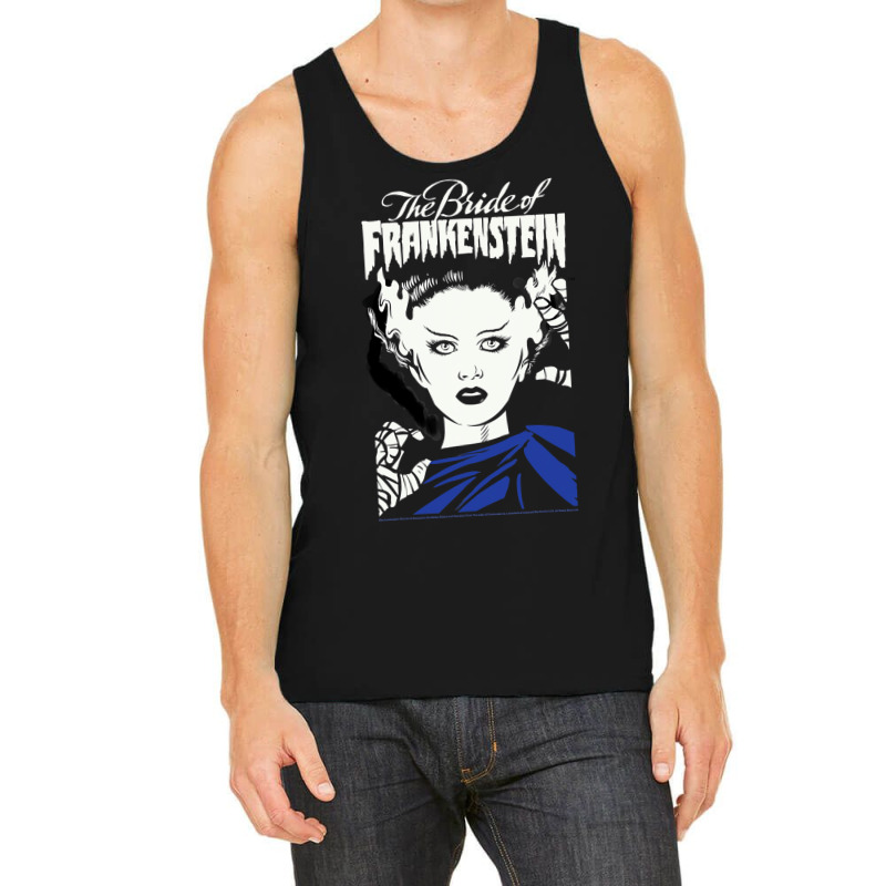 Universal Monsters The Bride Of Frankenstein Illustrated Tank Top | Artistshot