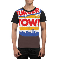 Burger Town (variant) 1 Graphic T-shirt | Artistshot