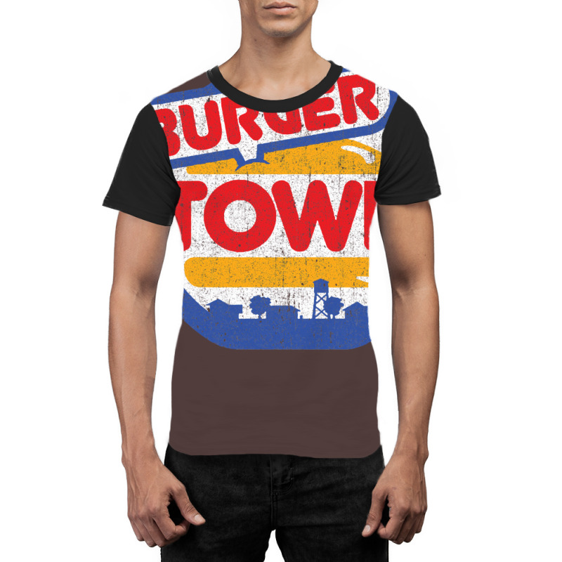 Burger Town (variant) 1 Graphic T-shirt by gurgenyahyaip | Artistshot