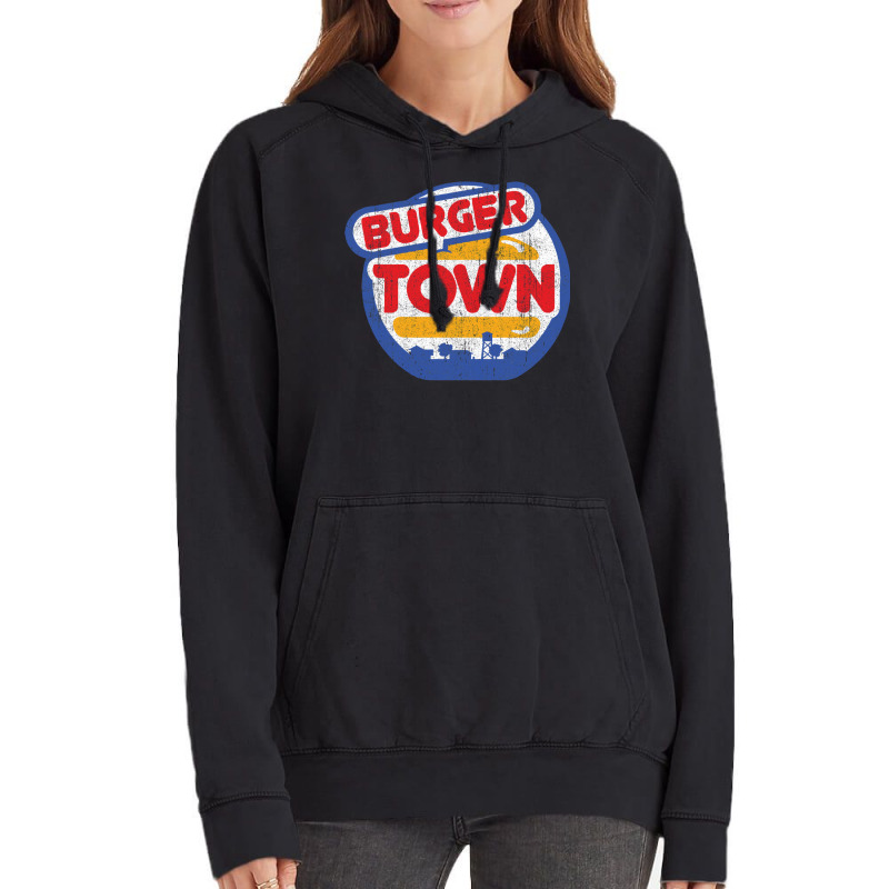 Burger Town (variant) 1 Vintage Hoodie by gurgenyahyaip | Artistshot