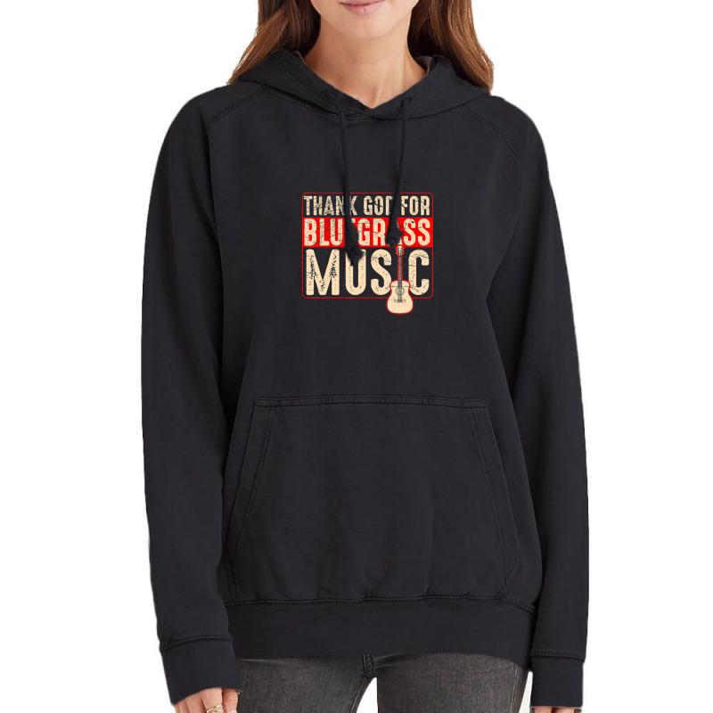 Bluegrass Music Guitar Player And Banjo Instrument Vintage Hoodie by JasonMichaelDelp | Artistshot