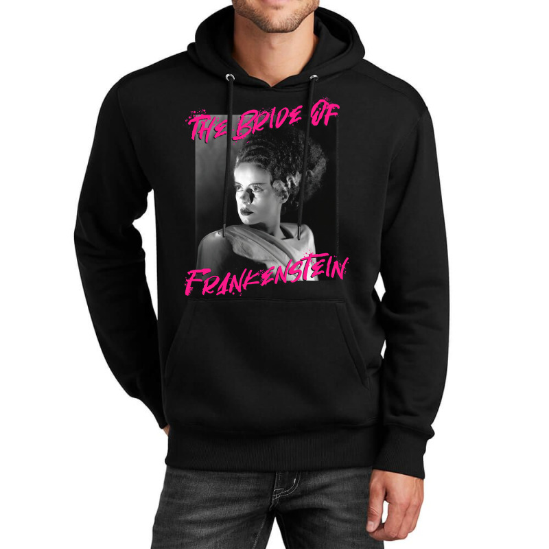 Universal Monsters The Bride Of Frankenstein Paint Splatter Unisex Hoodie | Artistshot