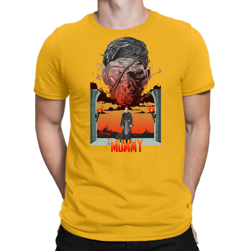 Universal Monsters The Mummy Detailed Portrait T-shirt | Artistshot