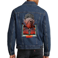 Universal Monsters The Mummy Detailed Portrait Men Denim Jacket | Artistshot