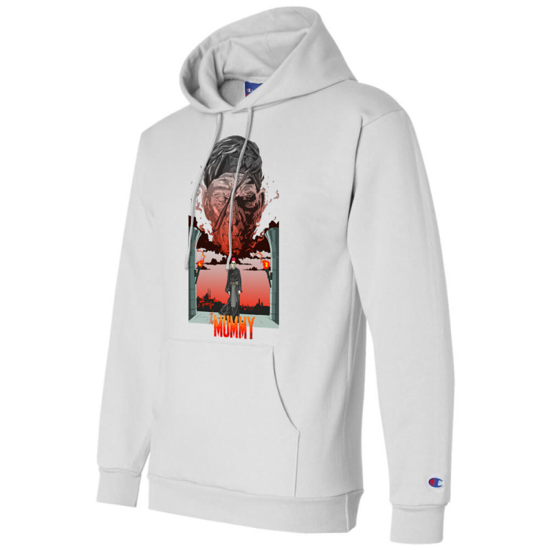 Universal Monsters The Mummy Detailed Portrait Champion Hoodie | Artistshot