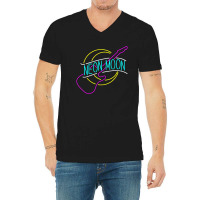 Brooks & Dunn - Neon Moon V-neck Tee | Artistshot