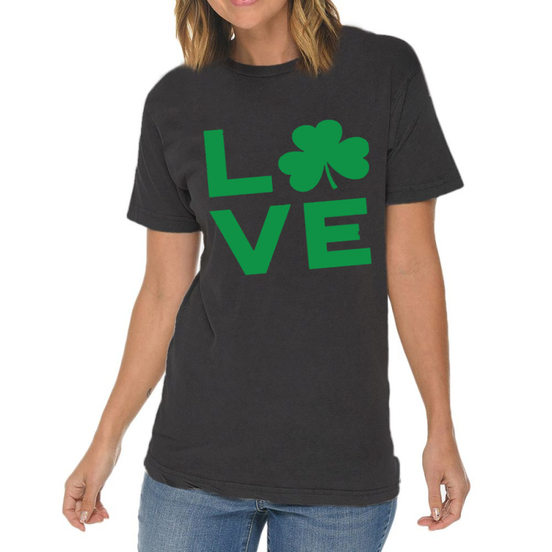 Love Shamrock Vintage T-shirt | Artistshot