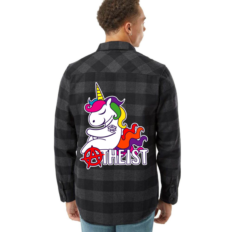 Atheist Anarchy Unicorn Fsm Nostalgia Flannel Shirt | Artistshot