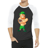 Leprechaun St Patricks 3/4 Sleeve Shirt | Artistshot