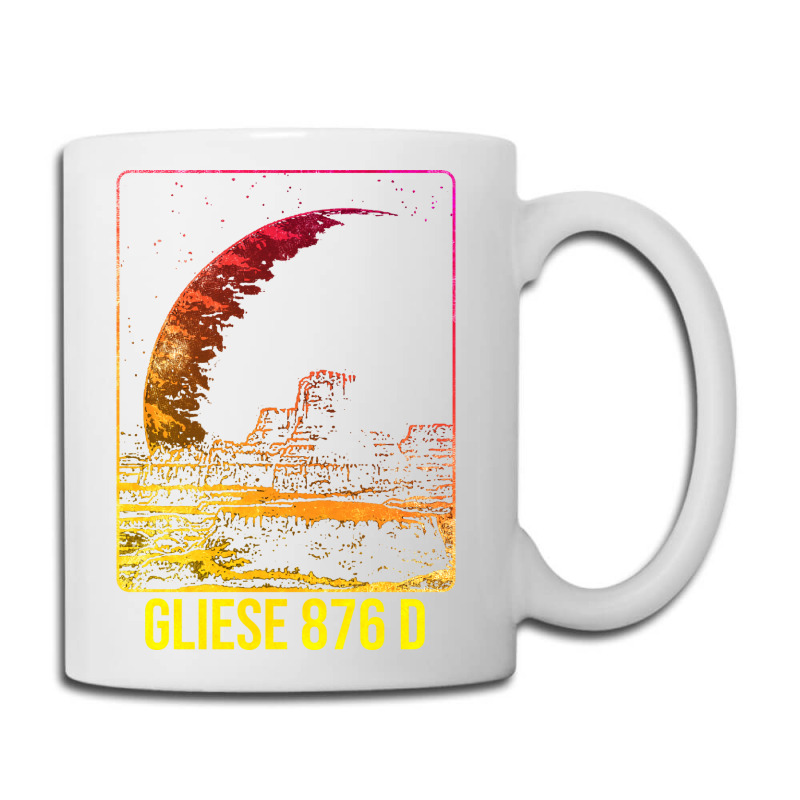 Gliese 876 D Exoplanet Planet Blue Coffee Mug | Artistshot