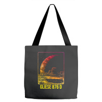 Gliese 876 D Exoplanet Planet Blue Tote Bags | Artistshot