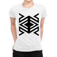 Geometric Tribal Spider Pattern Ladies Fitted T-shirt | Artistshot