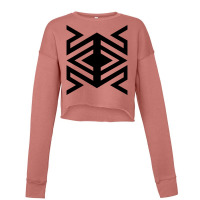 Geometric Tribal Spider Pattern Cropped Sweater | Artistshot