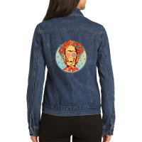 Hippie Droid Ladies Denim Jacket | Artistshot