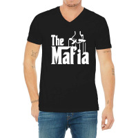 Mafia Vintage V-neck Tee | Artistshot