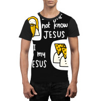 Jeesus Vs Cheeses In White Summer Graphic T-shirt | Artistshot