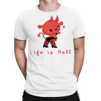 Life Is Hell Aesthetic T-shirt | Artistshot