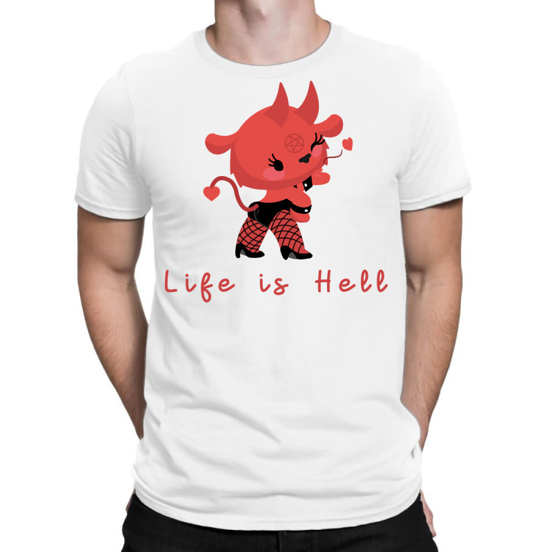 Life Is Hell Aesthetic T-shirt | Artistshot