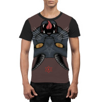 Satan Cat Graphic T-shirt | Artistshot