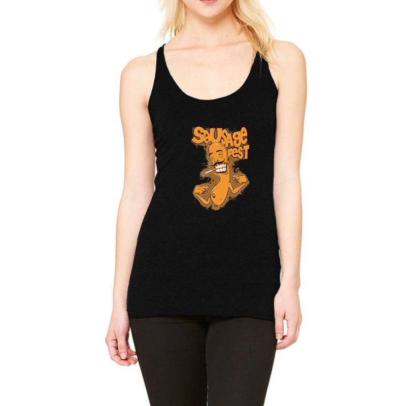 Sausage T-shirt Casing Graphy Smoking.png Racerback Tank by AmyHogan | Artistshot