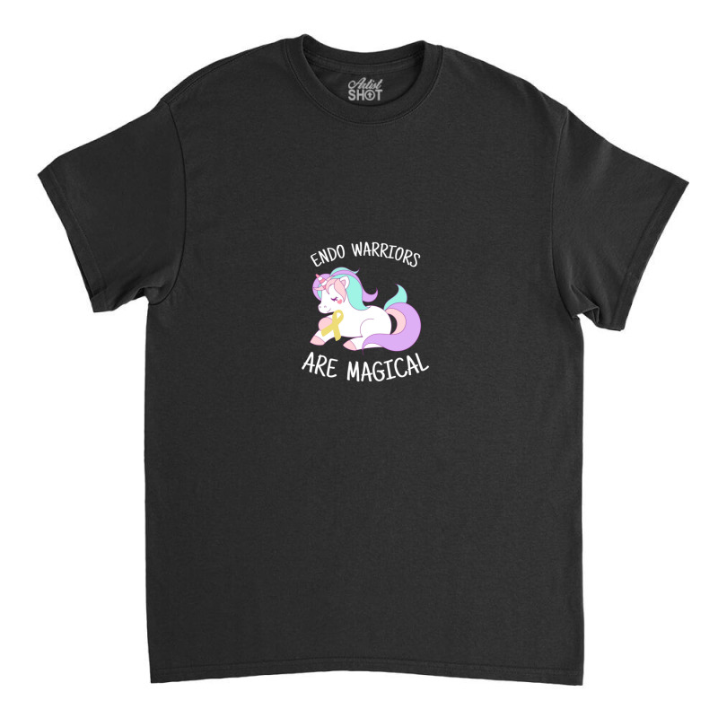 Unicorn Endometriosis Warriors Are Magical Classic T-shirt by VivianLaurettaLott | Artistshot