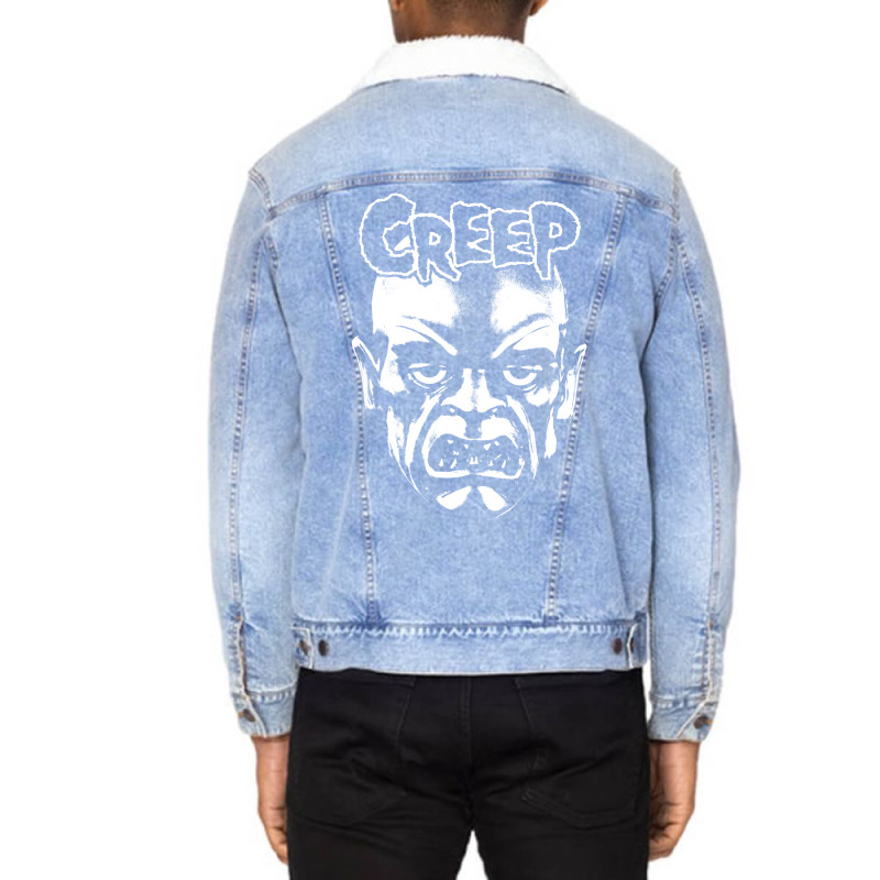 Creep! Unisex Sherpa-Lined Denim Jacket by kamposdaroldl | Artistshot