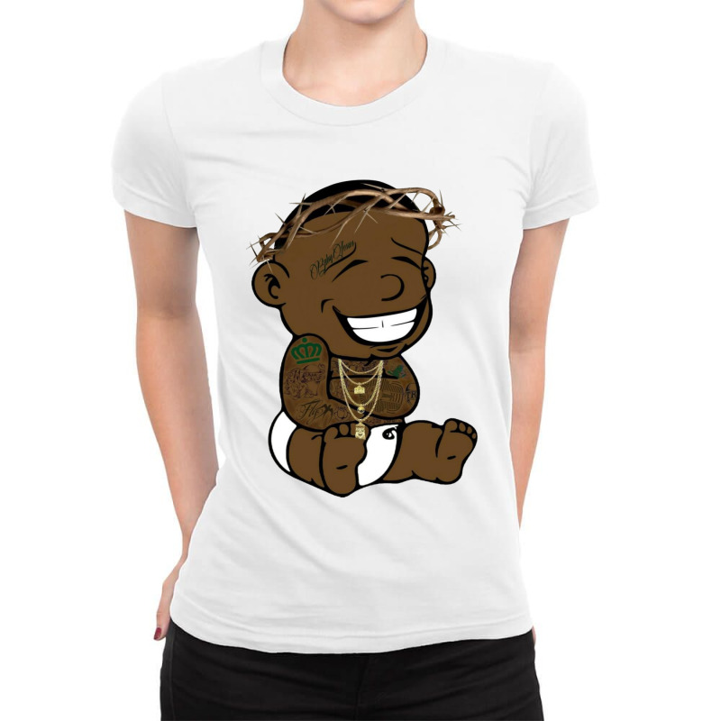 Animation Dabb Rap Ladies Fitted T-Shirt by RobertOCoffin | Artistshot