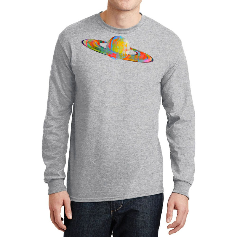 Saturn Melt Red Long Sleeve Shirts by besemfofita3 | Artistshot