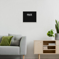 !false It's Funny Because It's True  Funny Programming Jokes  Dark Col Metal Print Horizontal | Artistshot