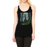 Artistshot Hot Trend Forest Spirit Animal Animals Anime Autum Fantasy Racerback Tank | Artistshot