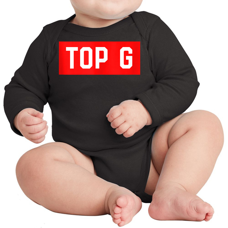 Top G, Topg, Tate Tank Top Long Sleeve Baby Bodysuit | Artistshot