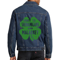 Prone To Shenanigans And Malarkey Men Denim Jacket | Artistshot