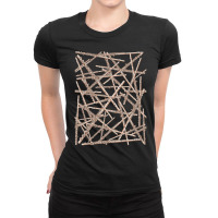 Flute Musical Instrument Pattern Natural Ladies Fitted T-shirt | Artistshot