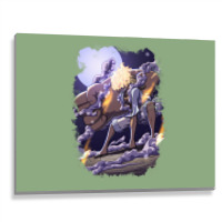 Luffy Joy Boy Giant Punch Metal Print Horizontal | Artistshot