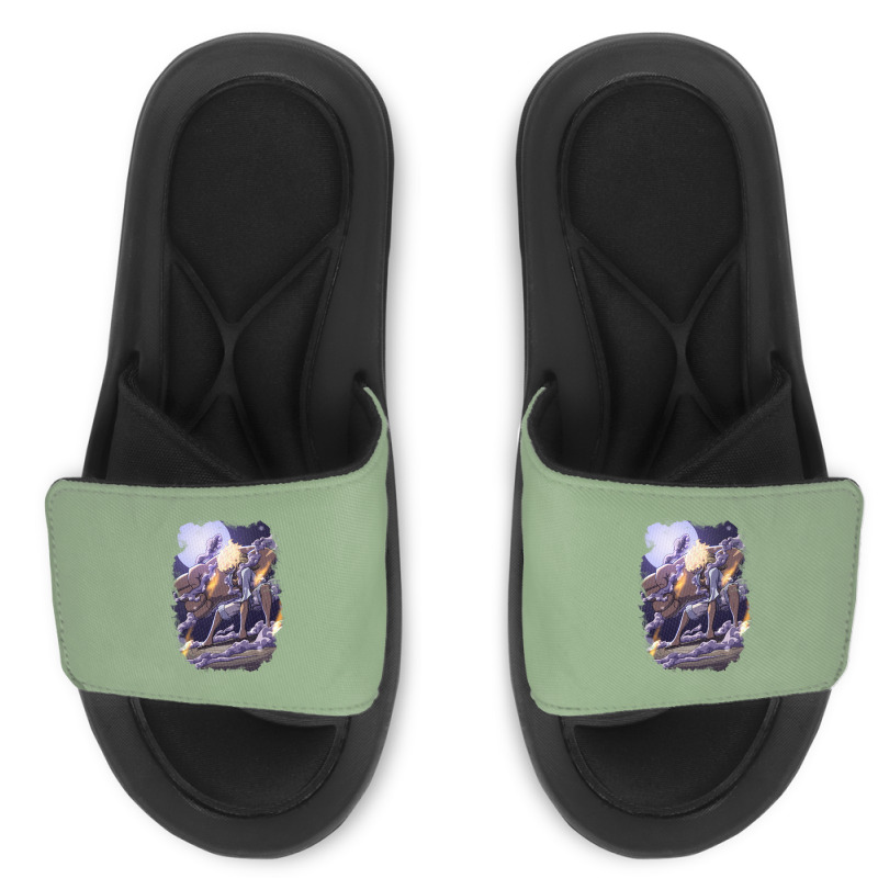 Luffy Joy Boy Giant Punch Slide Sandal | Artistshot