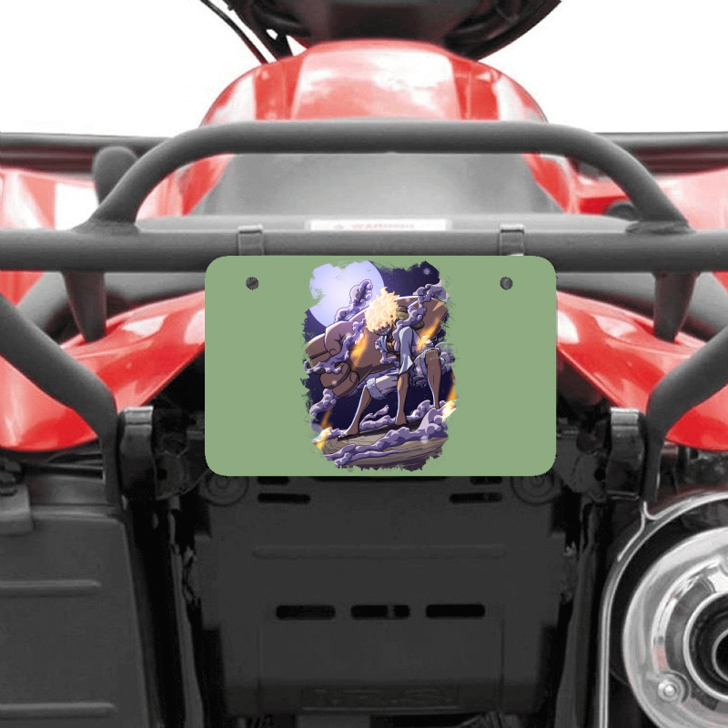 Luffy Joy Boy Giant Punch Atv License Plate | Artistshot