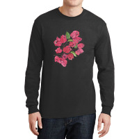 Bougainvillea On Black Long Sleeve Shirts | Artistshot