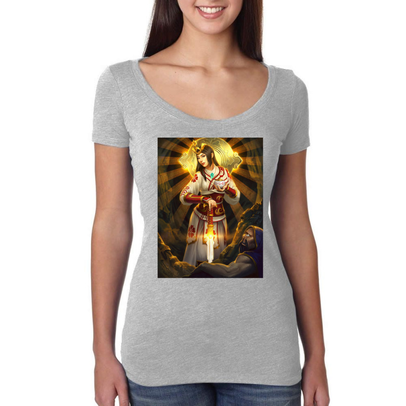 Amaterasu Women's Triblend Scoop T-shirt | Artistshot