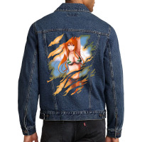 Nami  Scratches Men Denim Jacket | Artistshot