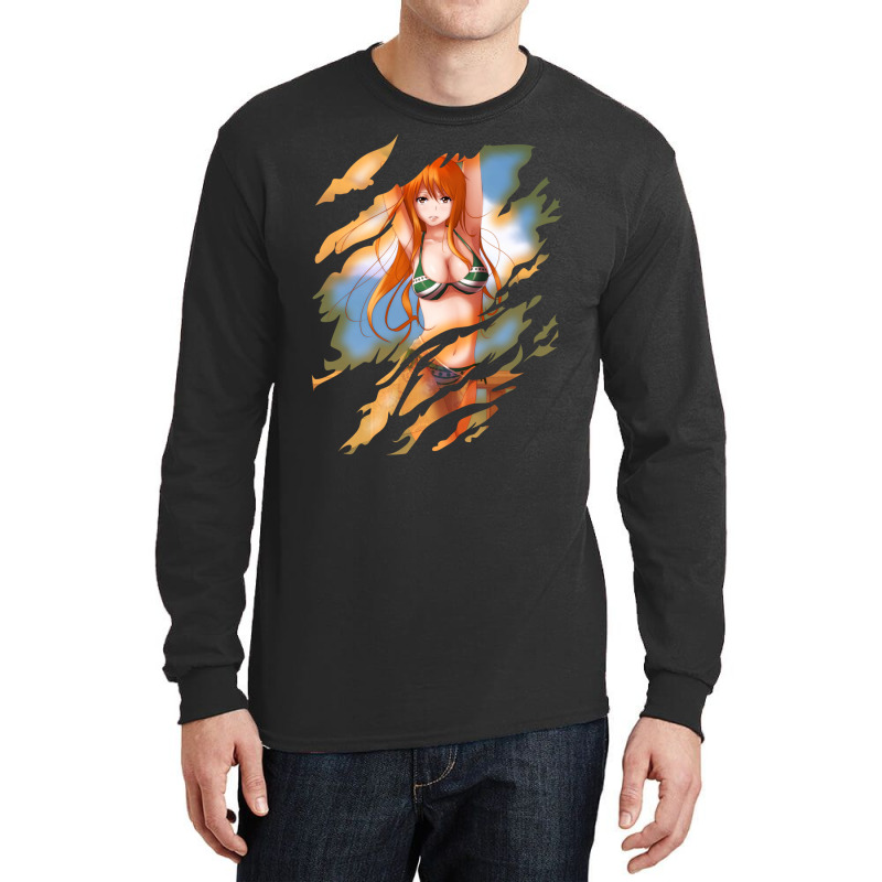 Nami  Scratches Long Sleeve Shirts by deonelarmonyx | Artistshot