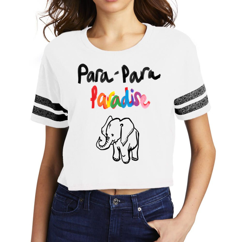 Paradise Scorecard Crop Tee by doarmezeraate | Artistshot