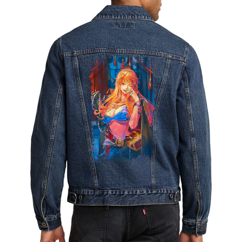 Nami Vintage Men Denim Jacket by deonelarmonyx | Artistshot