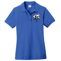 Final Fantasy Viii   Gunblades And Angels Ladies Polo Shirt | Artistshot