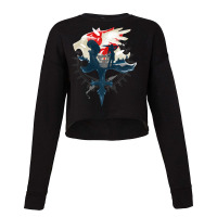 Final Fantasy Viii   Gunblades And Angels Cropped Sweater | Artistshot