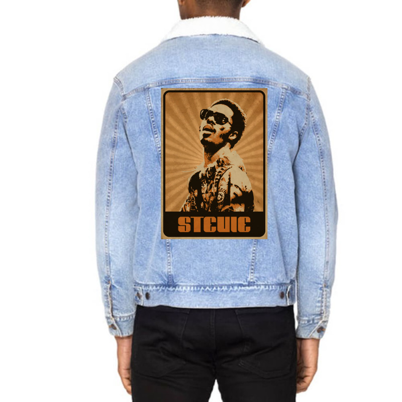 Stevie Wonder Unisex Sherpa-lined Denim Jacket | Artistshot