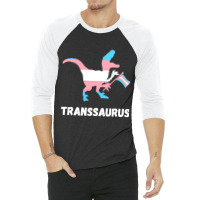 Trans Dinosaurs    Dino 3/4 Sleeve Shirt | Artistshot