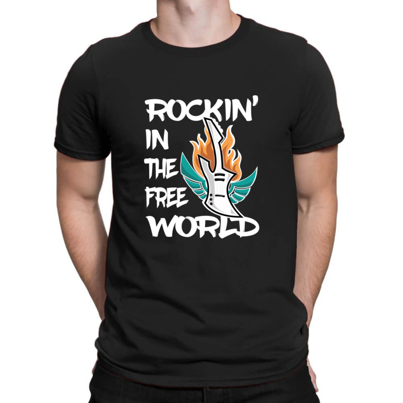 Rockin' In The Free World T-shirt | Artistshot