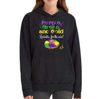 Purple Green Sprinkles For Win King Cake Mardi Gras T Shirt Vintage Hoodie | Artistshot